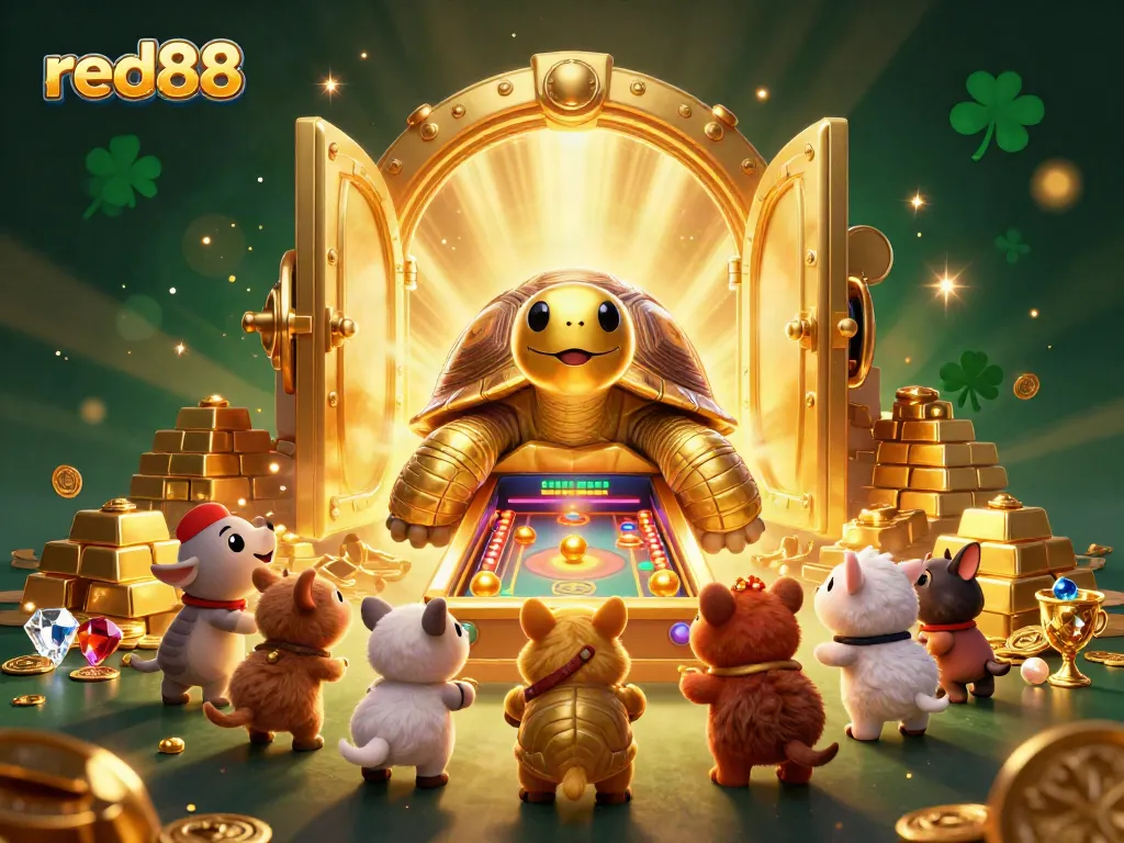 Experience thrilling gameplay at red88 with our vibrant casino atmosphere showcasing entertainment and lucky treasures.